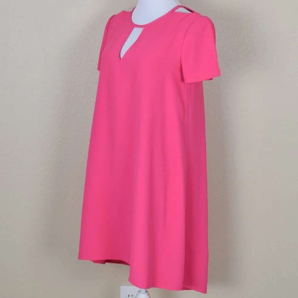 Trina Turk Floramaria Dress Pink - 4 - Picture 8 of 11